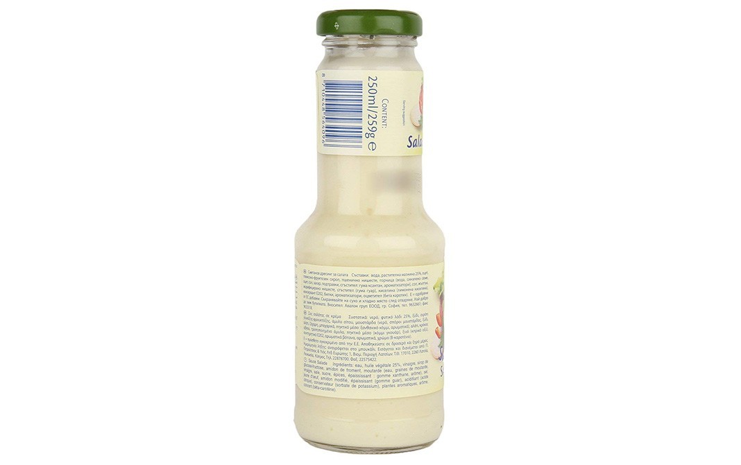 Remia Salad Cream Salad Dressing   Glass Bottle  250 millilitre